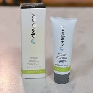 NWT Mary Kay Clearproof Deep-Cleansing Charcoal Mask 4 oz